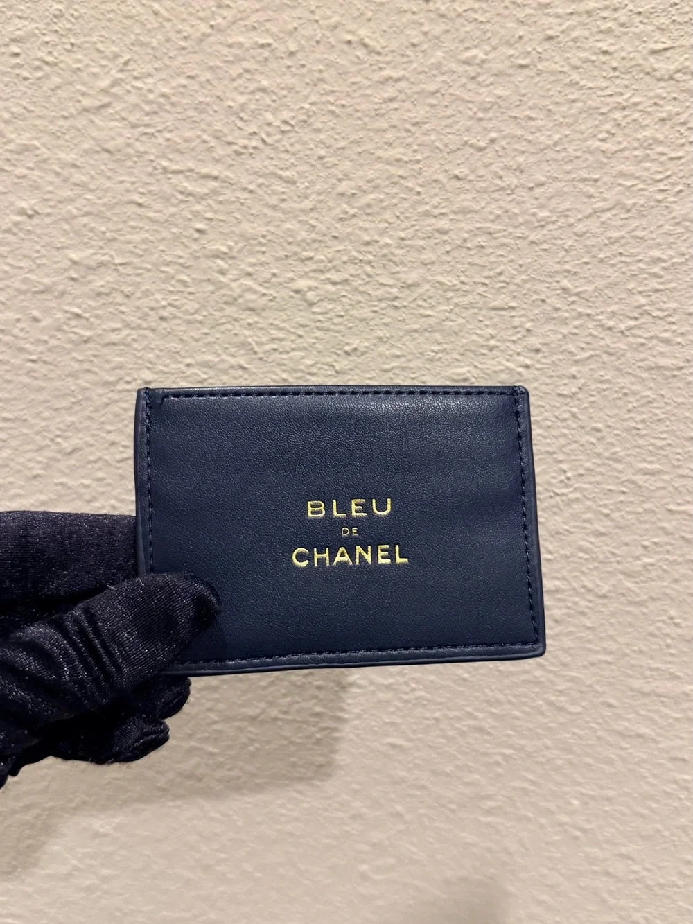 Bleu de Chanel Unisex GWP Black Cardholder